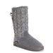 Muk Luks Women's Skylar Faux Fur Lined Cable Knit Sweater Boot