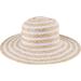 Women's San Diego Hat Company Paperbraid & Ribbon Stripe Sun Hat PBL3212