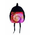 Tie Dye Musical Design 13" x 10" Black Preschool Toddler Children's Backpack
