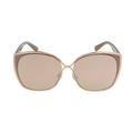 Foster Grant Women's Gold Mirrored Cat-Eye Sunglasses L08