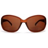 Women's BiFocal Sun Readers Fashion Sunglasses Snooki Poof Nation Sun Readers Brown - 2 / Brown