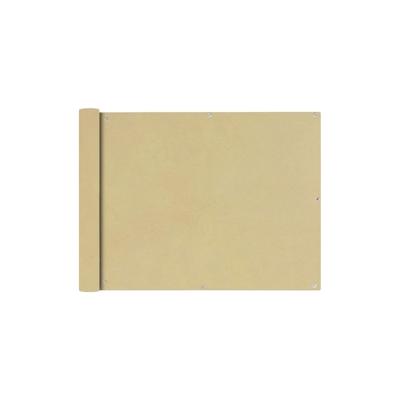 vidaXL Balkonsichtschutz Oxfordgewebe 90x600 cm Beige