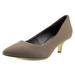 donald j pliner gali-d women pointed toe canvas brown heels