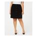 NINE WEST Womens Black Knee Length Pencil Wear To Work Skirt Plus Size: 22W