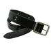 38 Inches Black Pure Leather Waist Jean Belt Studded Vintage Casual Square Buckle