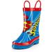 DC Comics Superman Boys Waterproof Rubber Rain Boots - Size 2 Little Kid