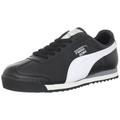 Puma 353572-11:Classic ROMA Basic BLACK/White Casual Comfort Sneaker (9.5 D(M) US)