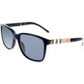 Men's BE4181-300187-58 Black Square Sunglasses