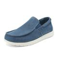 Bruno Marc Men's Slip On Loafer Walking Shoes SUNVENT-01 BLUE/DENIM size 7