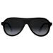 Bi-Focal Sun Readers Aviator Cool Factor Sunshade Sunglasses Matte Black - 2.5 / Black