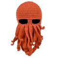 Beanie Hat-Fitbest Beard Hat Beanie Hat Knit Hat Winter Warm Octopus Hat Windproof Funny Men & Women