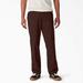 Dickies Men's Skateboarding Slim Fit Pants - Chocolate Brown Size 33 32 (WPSK94)