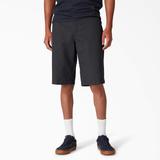 Dickies Men's Flex Skateboarding Slim Fit Shorts, 11" - Black Size 36 (WRSK94)