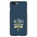 DistinctInk Case for iPhone 7 PLUS / 8 PLUS (5.5 Screen) - Custom Ultra Slim Thin Hard Black Plastic Cover - Psalm 127:2 - He Gives His Beloved Sleep