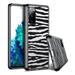 Capsule Case Compatible with Galaxy S20 FE [Cute Slim Heavy Duty Men Women Girly Design Protective Black Phone Case Cover ] for Samsung Galaxy S20 Fan Edition 5G & 4G (Zebra)