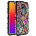 Moto G7 Play Case KAESAR Slim Hybrid Dual Layer Shockproof Graphic Fashion Cute Colorful Silicone Skin Cover Armor Case for Motorola Moto G Play 7th Generation (Colorful Mandala)