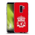 Head Case Designs Officially Licensed Liverpool Football Club Crest 1 Red 2 Soft Gel Case Compatible with Samsung Galaxy S9+ / S9 Plus