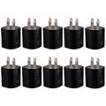 USB Wall Charger Adapter 1A/5V 10-Pack Travel USB Plug Charging Block Brick Charger Power Adapter Cube Compatible with Phone Xs/XS Max/X/8/7/6 Plus Galaxy S9/S8/S8 Plus Moto Kindle LG HTC Google