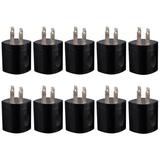 USB Wall Charger Adapter 1A/5V 10-Pack Travel USB Plug Charging Block Brick Charger Power Adapter Cube Compatible with Phone Xs/XS Max/X/8/7/6 Plus Galaxy S9/S8/S8 Plus Moto Kindle LG HTC Google