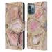 Head Case Designs Officially Licensed Micklyn Le Feuvre Marble Patterns Gilded Stone Tiles Leather Book Wallet Case Cover Compatible with Apple iPhone 12 / iPhone 12 Pro