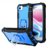 iPhone 6 Case iPhone 7 Case iPhone SE 2020 Case 2nd Gen Allytech Full Body Shockproof Holster Hybrid 3 in 1 Slim Heavy Duty Rugged Case for iPhone 6/7/8/ iPhone SE 2020 Black + Blue