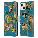 Head Case Designs Officially Licensed Justice League DC Comics Hawkman Comic Art The Winged Wonders Leather Book Wallet Case Cover Compatible with Apple iPhone 13