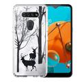 Hybrid Bumper Phone Case For LG K51 by OneToughShield Â® - Forest Deer