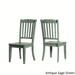 Elena Antique White Extendable Rectangular Dining Set with Slat Back Chairs by iNSPIRE Q Classic