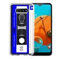 Hybrid Bumper Phone Case For LG K51 by OneToughShield Â® - Cassette Blue