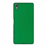 Sony Xperia X Case Premium Handcrafted Printed Designer Hard Snap On Case Back Cover for Sony Xperia X - Carbon Fibre Redux Pear Green 16