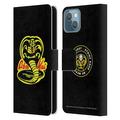 Head Case Designs Officially Licensed Cobra Kai Graphics Logo Leather Book Wallet Case Cover Compatible with Apple iPhone 13