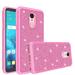 LG Stylo 4 Case LG Stylo 4 Plus /LG Q Stylus Case Cute Girls Women Glitter Case [Screen Protector] Diamond Bling Hybrid Protective LG Stylo 4/LG Stylo 4 Plus Phone Case Cover - (Hot Pink)