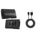 Bemz Accessory Bundle for Alcatel TETRA - Synthetic Leather Fabric Belt Holster Case (Black) with Durable Fast Charge/Sync Micro USB Charger Cable (3.3 Feet) and Atom Cloth