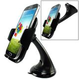 Car Mount Windshield Phone Holder Swivel Cradle Stand Window Glass Dock Suction GXQ for Motorola Moto Z2 Force Play - Nokia 6 - OnePlus 5 - Samsung Galaxy A5 Alpha Amp 2 Prime Avant Express Prime