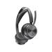Poly - Voyager Focus 2 UC USB-A Headset with Stand (Plantronics) - Bluetooth (Stereo) Headset with Boom Mic - USB-A PC/Mac Compatible - Active Noise Canceling - Works w/ Teams Zoom (Certified) & More