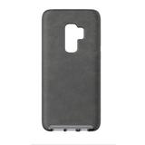 tech21 Evo Luxe Case for Samsung Galaxy S9+ S9 Plus Ultra thin Case Cover - Black Leather (Vegan Leather)