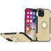 Mignova For iPhone 12 Pro Max 6.7 Case with Ring Holder Dual Layer Shockproof Protective Case Cover Built in Ring Stand 360 Degree Rotating for Apple iPhone 12 Pro Max 6.7 inch 2020 (Gold)