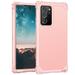 Allytech Galaxy Note 20 Ultra Case 3 Layer Heavy Duty Shockproof Case Hard PC Cover+Silicone Rubber Hybrid Sturdy Armor Full-Body Protective Case Cover for Galaxy Note 20 Ultra Rosegold