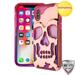 Apple iPhone XS / X (5.8 ) Phone Case Tuff Hybrid Skeleton Shockproof Impact Rubber Dual Layer Hard Soft Protective Case Cover Skull Pink Purple Rose Gold Plated Case for Apple iPhone X iPhone XS