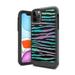 Capsule Case Compatible with iPhone 11 Pro Max [Drop Protection Dust Shock Impact Proof Carbon Fiber Protective Black Case Cover] for iPhone 11 Pro Max 6.5 Inch (Colorful Zebra)