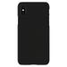 DistinctInk Case for iPhone XS MAX (6.5 Screen) - Custom Ultra Slim Thin Hard Black Plastic Cover - Black Grey Carbon Fiber Printed Design