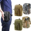 Gustave Men Waist Belt Bag EDC Pouch Organizer Small Tool Storage Purse Cell Phone Carrying Case for Men Outdoor Travel Hiking ACU digital