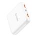 Universal Mini External Battery Backup White Power Bank Charger 10000mAh Compatible with Android iPhone iPad Samsung Phone Tablet / Micro USB AC