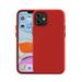 RMOR: Silicone Phone Case with Thin Stylish Finger Grip Compatible with Apple iphone 12 Mini 5.4 inch (2020) Soft Touch Full Body Protective Shockproof Liquid Silicone Case with Microfiber Lining