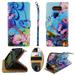 Pink Flower Butterfly Blue Wallet Folio Case for LG G5 H820 HS992 H830 VS987 G 5 Fashion Flip PU Leather Cover Card Slots & Stand