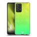 Head Case Designs Neon Rain Ombre Yellow Green Soft Gel Case Compatible with Samsung Galaxy A52 / A52s / 5G (2021)