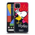 Head Case Designs Officially Licensed Peanuts Halfs And Laughs Snoopy & Woodstock 2 Soft Gel Case Compatible with Google Pixel 4