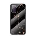 Allytech Galaxy S20 FE 5G Case Galaxy S20 FE Case Marble Case Cover Tempered Glass Back Cover Anti-scratch Shockproof Wireless Charging Support Case for Samsung Galaxy S20 FE / S20 Fan Edition