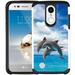 LG Fortune Case LG Aristo Case LG Phoenix 3 LG Rebel 2 LG K8 (2017) LG K4 (2017) Case - Armatus Gear (TM) Slim Hybrid Armor Case Protective Cover - Jumping Dolphins