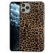 Leopard Print Silicone for iPhone 11 Pro Max Cell Phone Case 6.5inch 2019 Animal Print Cute Case for Girls Women Soft and Flexible Protective Case